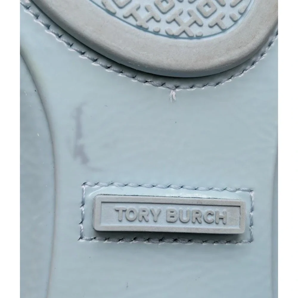 Tory Burch Baby Blue Patent Leather‎ Ballet Flats Size 7.5